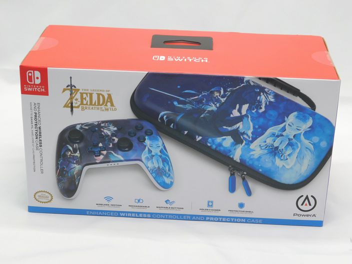 The Legend of Zelda - Midnight Ride Enhanced Wireless store Controller & Case - NEW!