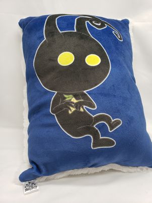 Load image into Gallery viewer, Heartless kingdom hearts 14in minky throw pillow
