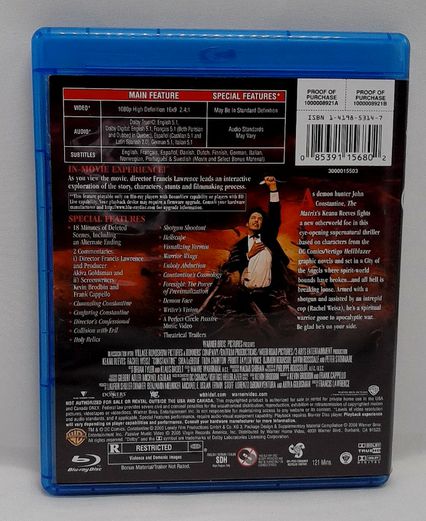 Load image into Gallery viewer, Constantine 2008 Blu-ray DVD
