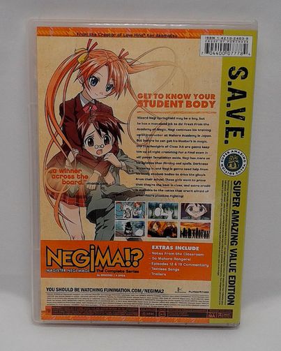 Negima: S.A.V.E The Complete Series DVD 2011 4-Disc Set