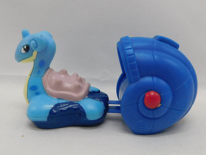 Load image into Gallery viewer, 1999 Burger King Pokemon Lapras Figure Nintendo Launcher W/ Pokeball (Pre-Owned)
