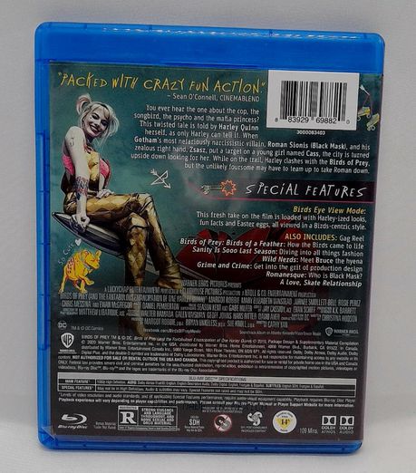 Birds Of Prey 2020 Blu-ray + DVD