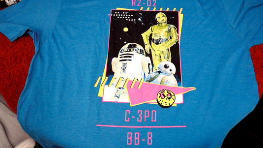 Blue Star Wars R2-D2 Size 2XL Shirt