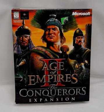 Age of Empires II: The  Conquerors Expansion Pack PC Game Box