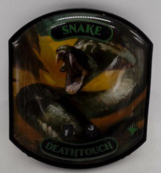 Load image into Gallery viewer, Relic Tokens: Eternal Collection - Snake (Deathtouch) - Ultra Pro Tokens (UPT)
