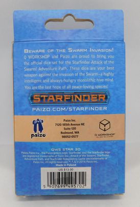 Load image into Gallery viewer, Starfinder Attack of the Swarm! Adventure Path Dice Set (New)
