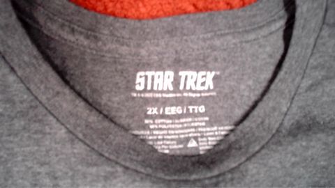 Star Trek Live Long and Prosper Shirt Size 2X Color Grey