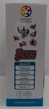 SmartGames Tower Stacks Castle Building Game with 80 Challenges