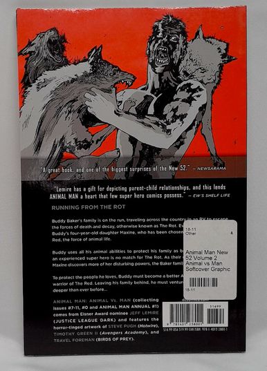 vDC Comics Animal Man Vol. 2 Animal Vs. Man 2012