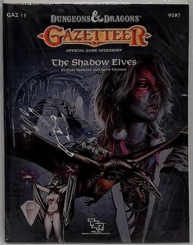 1990 TSR9287 GAZ13 Dungeons Dragons Gazetteer Shadow Elves Complete