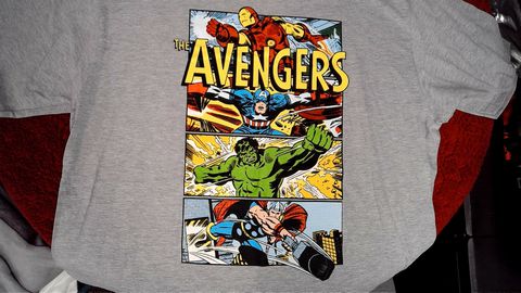 Grey The Avengers Size 2X Shirt