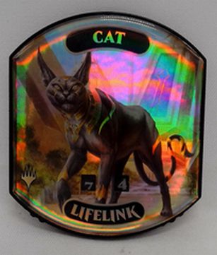Relic Tokens: Eternal Collection - Cat (Lifelink) Foil - Ultra Pro Tokens (UPT)