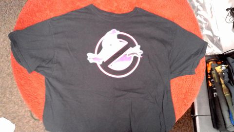 Black Ghostbusters Size 2X Shirt