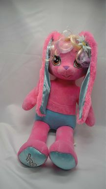 Build A Bear Risa Singing Honey Girl HG Pink Rock Star Bunny Rabbit Plush 20