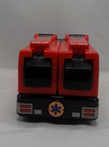 Load image into Gallery viewer, 1999 Bandai Power Rangers Lightspeed Rescue Deluxe Pyro 1 Red Fire Truck
