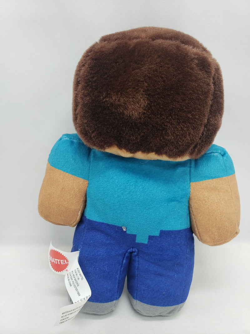 Load image into Gallery viewer, Minecraft Steve Plush Toy 9&quot; Stuffed Doll Figure Mojang Video Game Mattel
