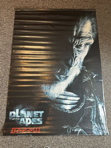 Planet Of The Apes Tim Roth 4x6' Theater Promo Poster Vinyl