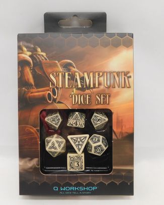 Load image into Gallery viewer, Q Workshop Steampunk Dice Set (New)
