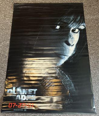 Planet of the Apes - Huge 4' x 6' Movie Theater Promo Vinyl Poster Banner 2001