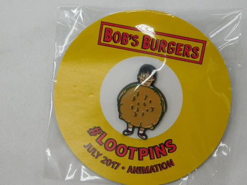 Lootpins Bob's Burgers Gene in a Burger Costume Pin July 2017 Animation Sealed