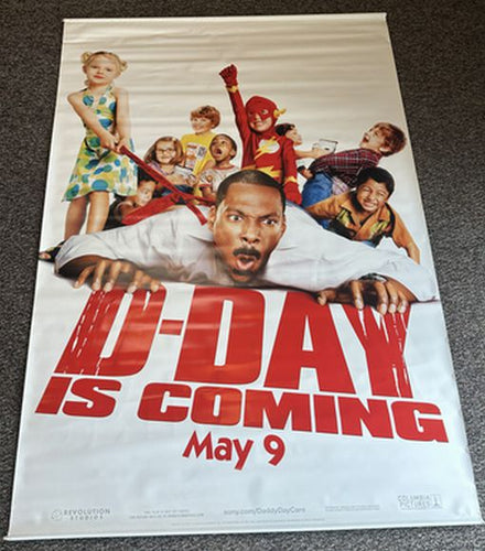 Daddy Daycare Large 47.5x71” Vinyl Movie Poster Banner Double Sides Eddie Murphy