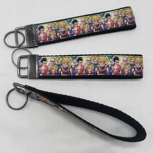 Load image into Gallery viewer, Dragonball Z 5 inch wristlet keychain
