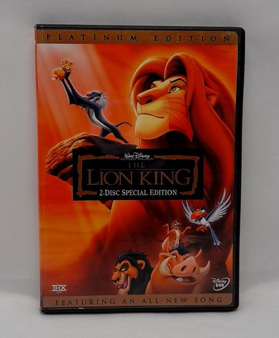 The Lion King 2003 DVD 2 Disc Set Platinum Edition