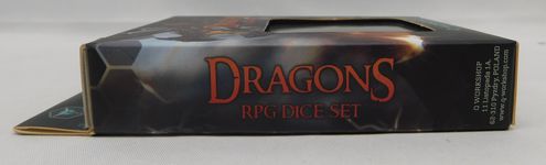 Q Workshop Dragons RPG Dice Set (New)