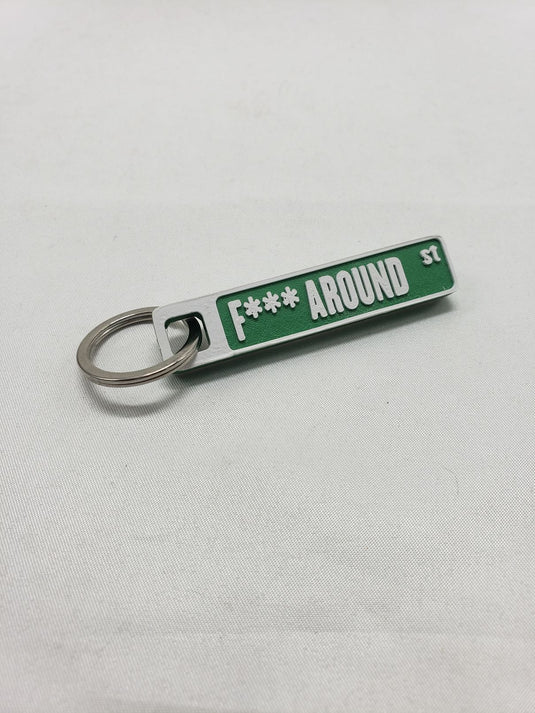 F*** around and find out keychain censored 2.5 in