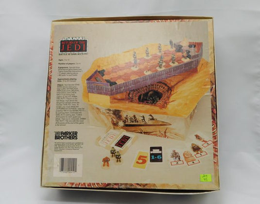 Vtg Parker Brothers Star Wars Return of the Jedi Battle at Sarlacc's Pit Game
