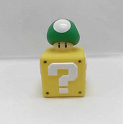 Super Mario Exclusive 4" Vinyl Figure 1UP Mushroom Coin Block 2017 Culturefly