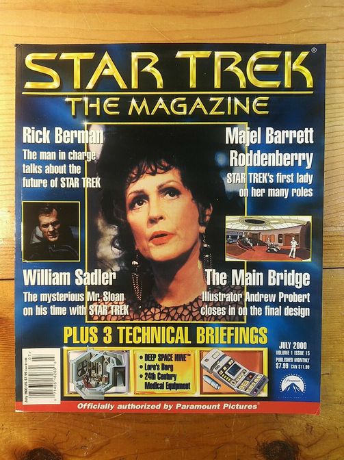 Star Trek Magazine July 2000 Volume 1 Issue # 15