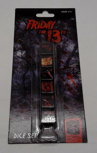 Friday The 13th 6 Piece D6 Dice Set