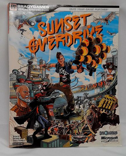 Sunset Overdrive Brady Games Official Strategy Guide Xbox One 2014