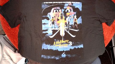 A Nightmare on Elm Street 3 Dream Warriors Shirt Size 2XL Color Black