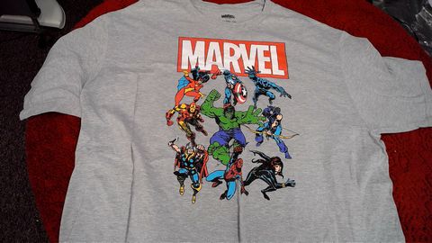 Load image into Gallery viewer, Marvel Grey Shirt Size 2x
