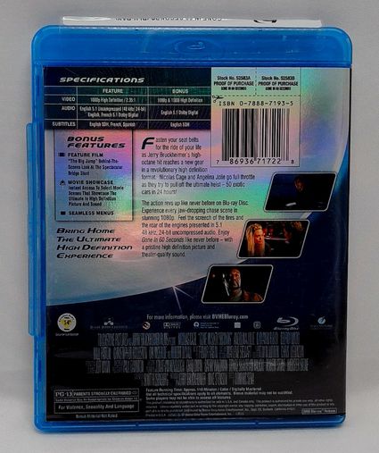 Load image into Gallery viewer, Gone In 60 Seconds 2006 Blu-ray DVD
