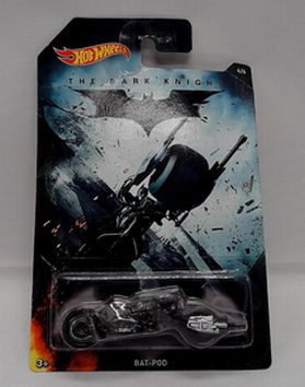 Hot Wheels 2014 Bat-Pod The Dark Knight 4/6 Mattel