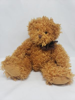 heritage collection by ganz curly bear plush