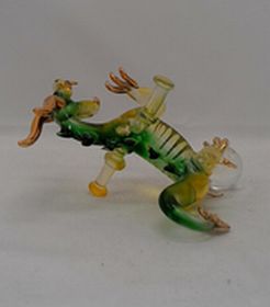 Load image into Gallery viewer, Glass Chinese Dragon Ornament

