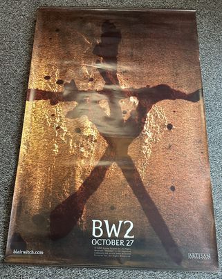 Blair Witch Project 2 - ORIGINAL Vinyl Movie Theater Poster 4'x 6'
