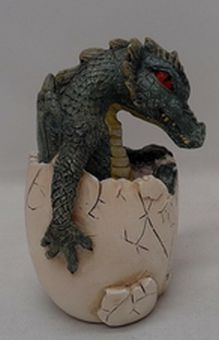 Dragon Egg Hatchling Statue Figurine