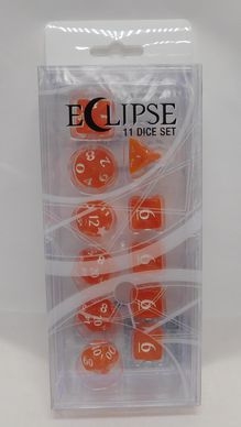 Eclipse 11 Dice Set: Orange (New)