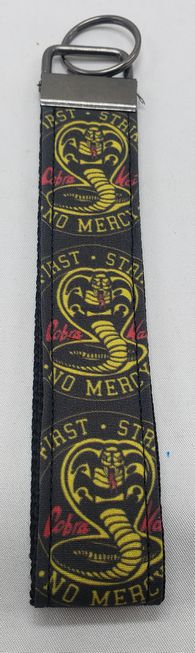 Load image into Gallery viewer, Cobra Kai 5.5 inch wristlet keychain
