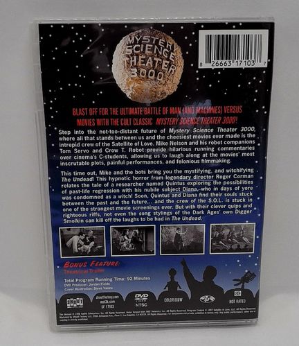Mystery Science Theater 3000: The Undead DVD 1997