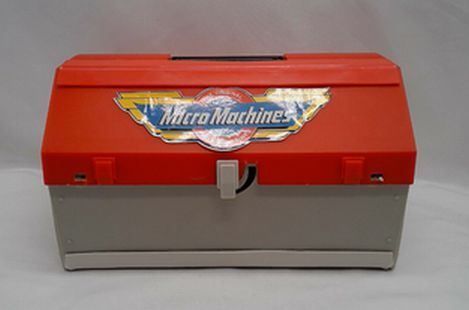Load image into Gallery viewer, Micro Machines SUPER CITY TOOL BOX Playset with Vehicles INCOMPLETE (Pre-Owned)
