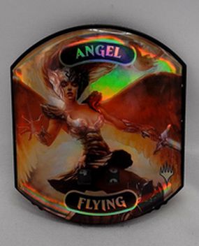 Load image into Gallery viewer, Relic Tokens: Eternal Collection - Angel (Flying) Foil - Ultra Pro Tokens (UPT)
