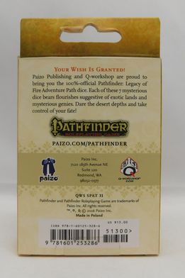 Pathfinder Role Playing Game Legacy of Fire (New)