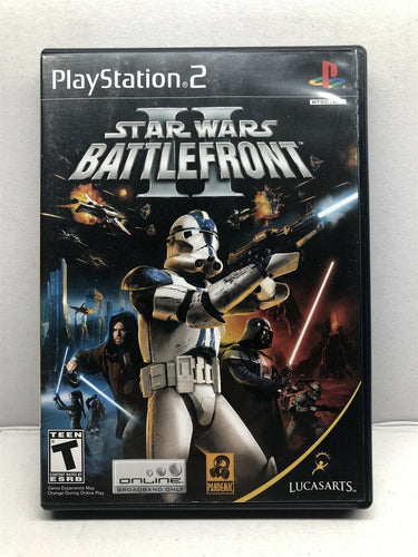 Star Wars Battlefront 2 II (PlayStation 2, 2005)  [CIB]