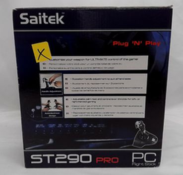 Load image into Gallery viewer, SAITEK ST290 Pro Stick Game USB Joystick Flight Controller Left or Right Hand

